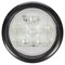 Truck-Lite Super 44, Led, Clear Round, 6 Diode, Back-Up Light, Black Grommet Mount, Fit 'N Forget S.S 44180C - alternate 1
